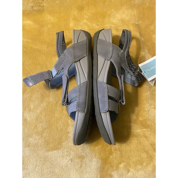 Baretraps Rebound “Dalton” Sandals Microbial Hook & Loop Blue/Gray W Size 10M - Picture 4 of 14